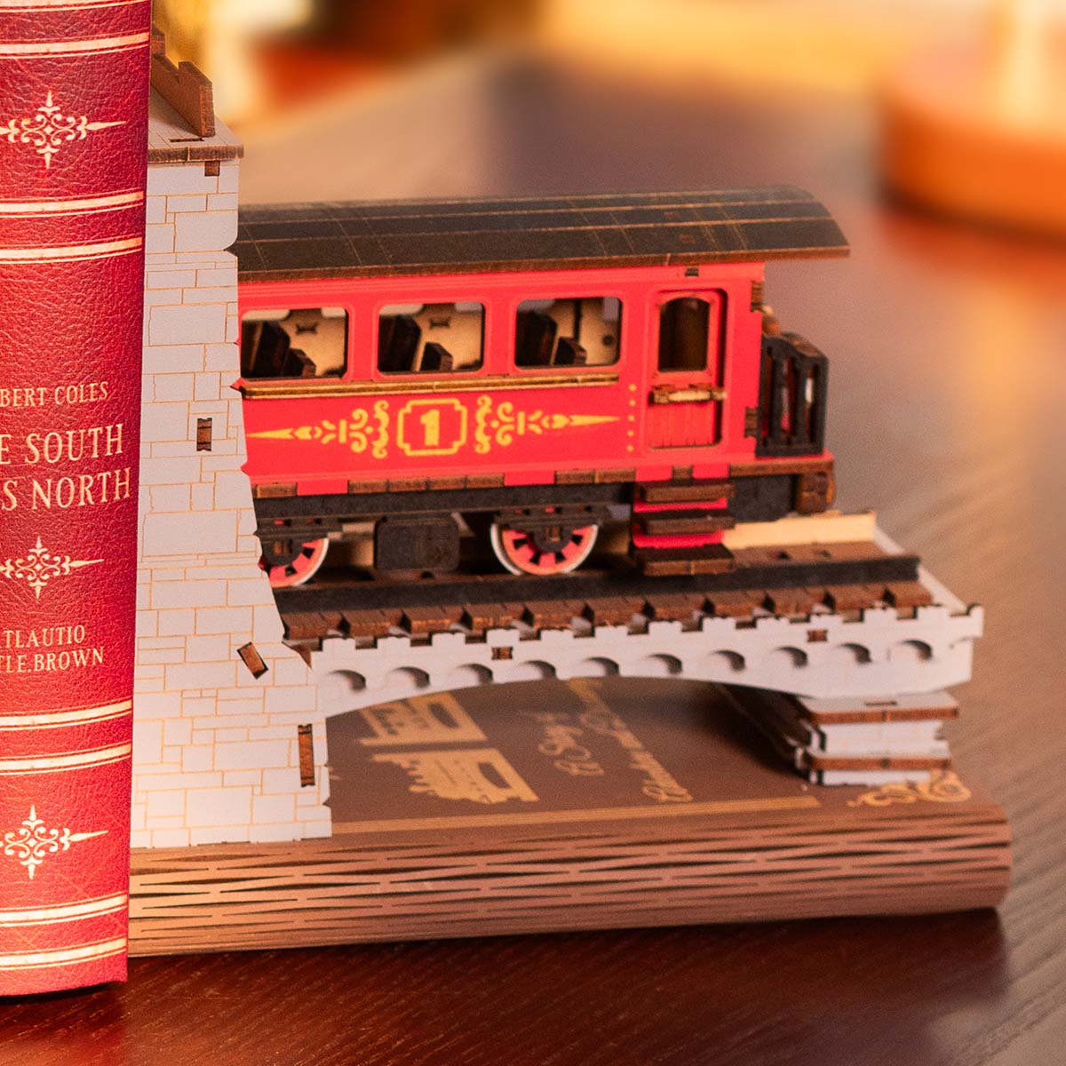Rolife DIY Boekenhoek Century Train – TGE01 - Afbeelding 4