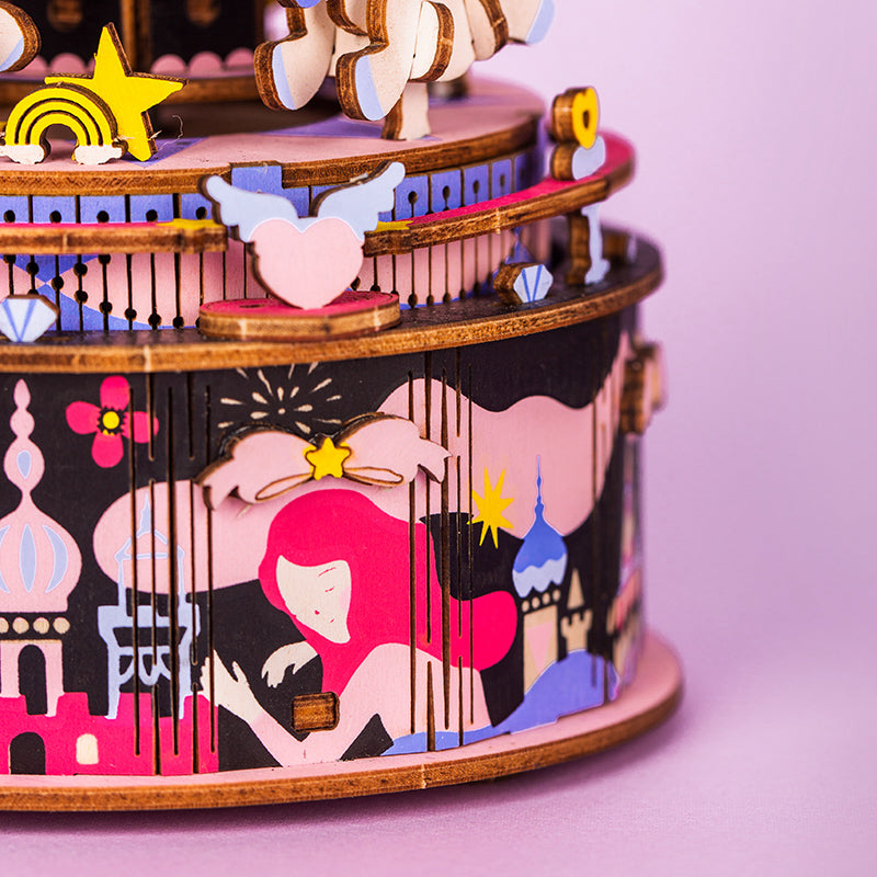 Rolife Starry Night Music Box AM44 - Afbeelding 3