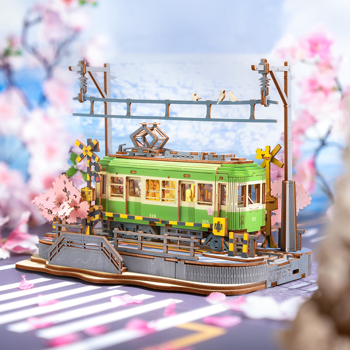 Rolife 3D Houten Puzzel Sakura Journey – TGS02 - Afbeelding 4