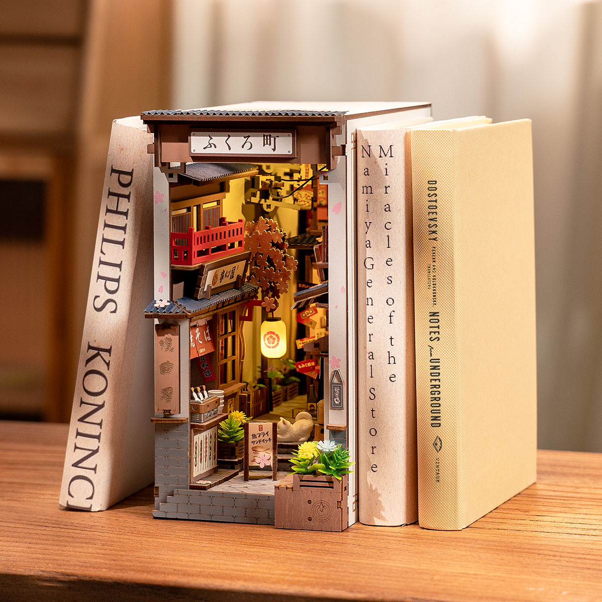 Rolife DIY Boekenhoek Sakura Wine Alley – TGB11 - Afbeelding 2