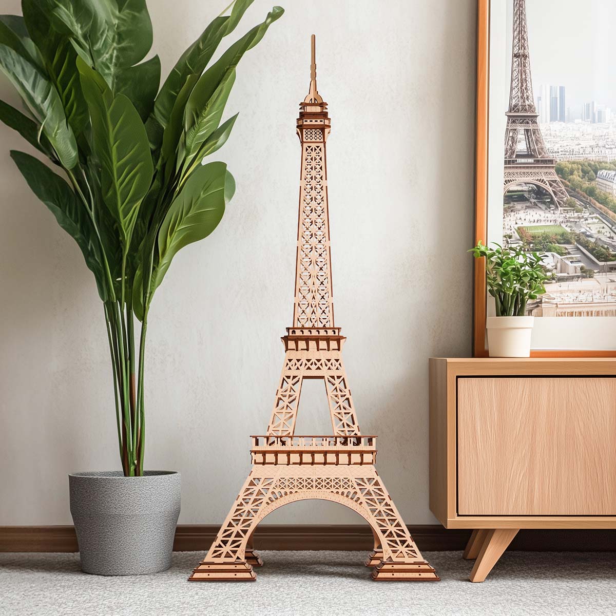 Rolife 3D Houten Puzzel Eiffel Tower Plus – TGC02 - Afbeelding 2