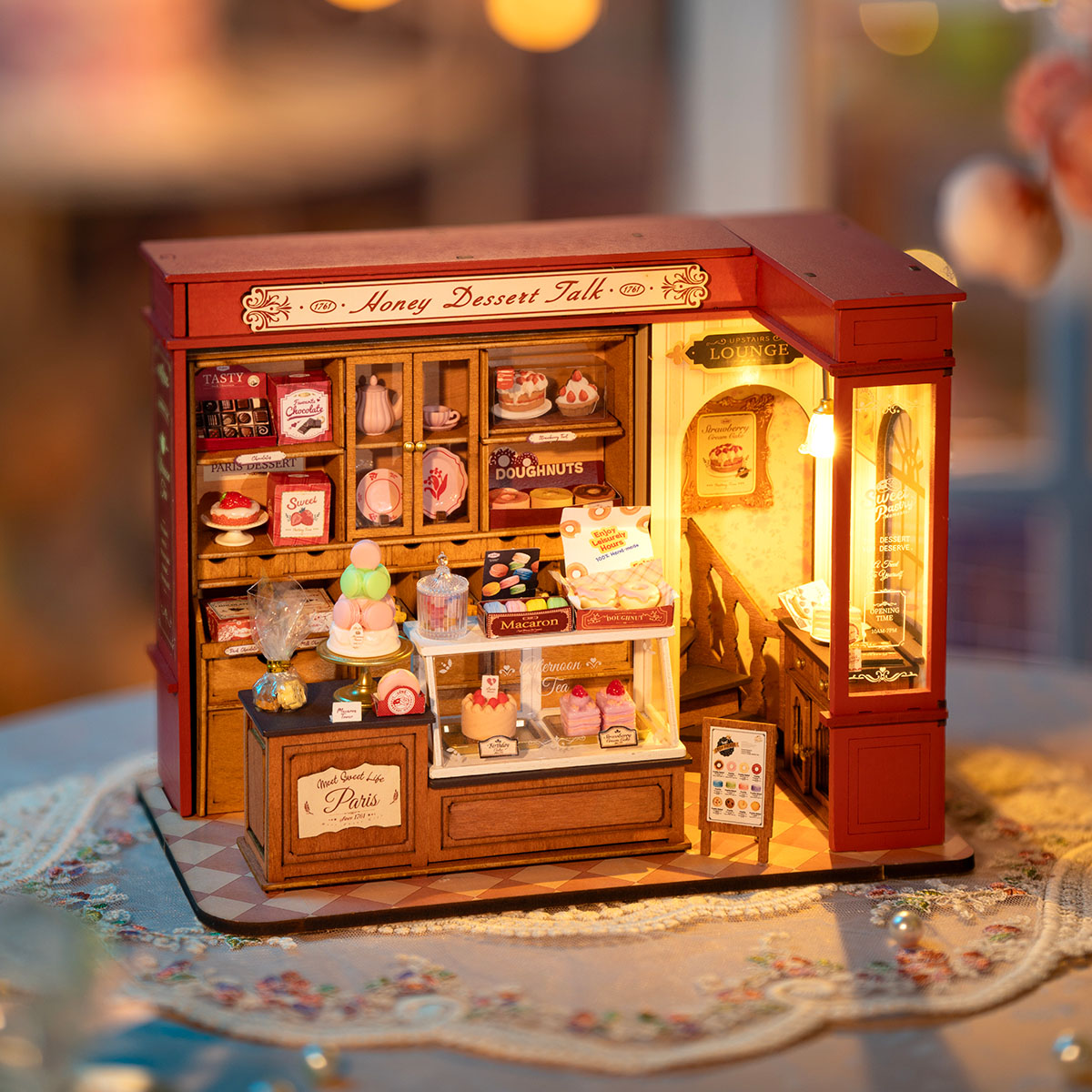 Rolife DIY Miniatuurhuis Honey Dessert Talk DG168 - Afbeelding 3