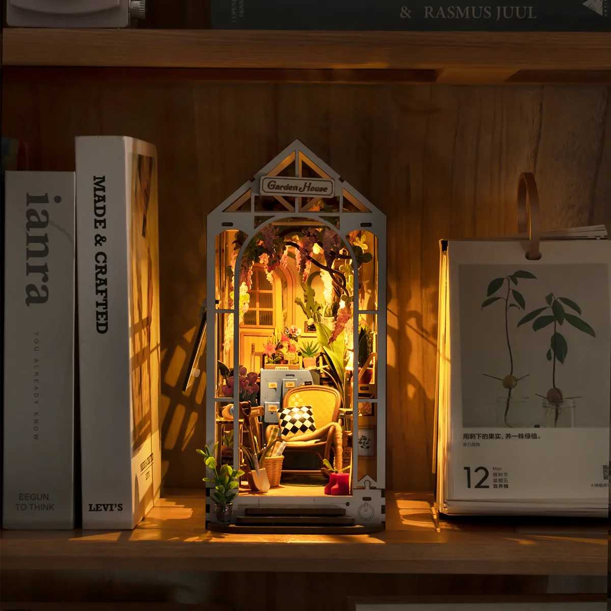 Rolife DIY Boekenhoek Vakantie Tuinhuis TGB06 - Afbeelding 3