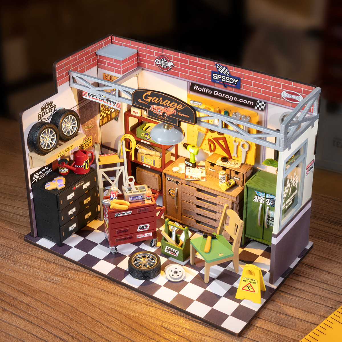 Rolife DIY Miniatuurhuis Garagewerkplaats DG165 - Afbeelding 3