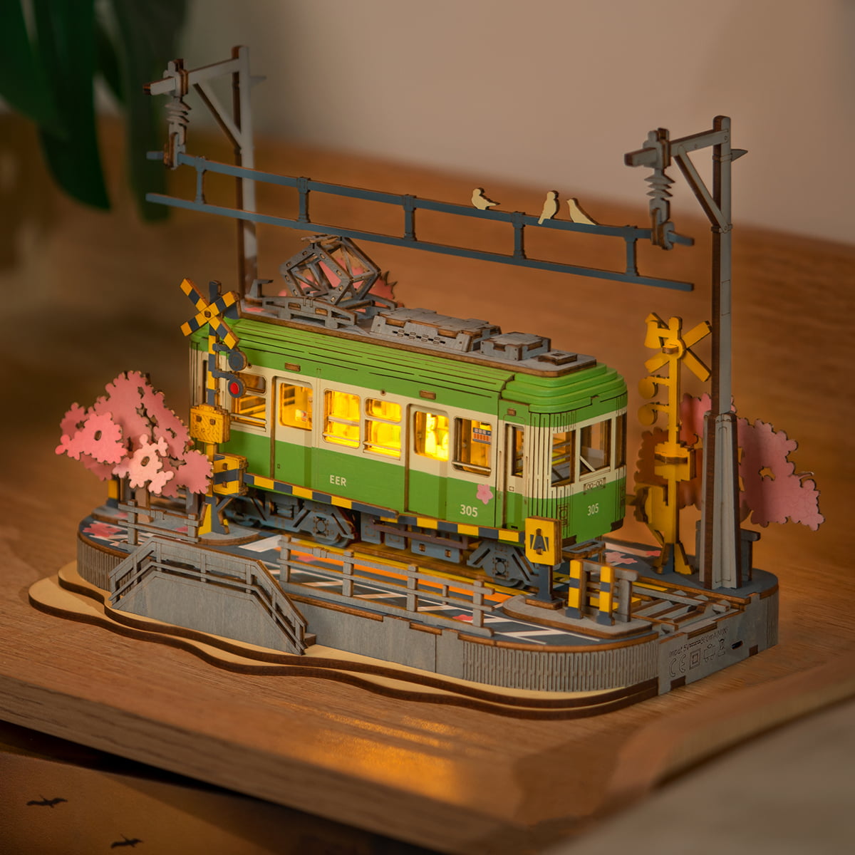 Rolife 3D Houten Puzzel Sakura Journey – TGS02 - Afbeelding 3