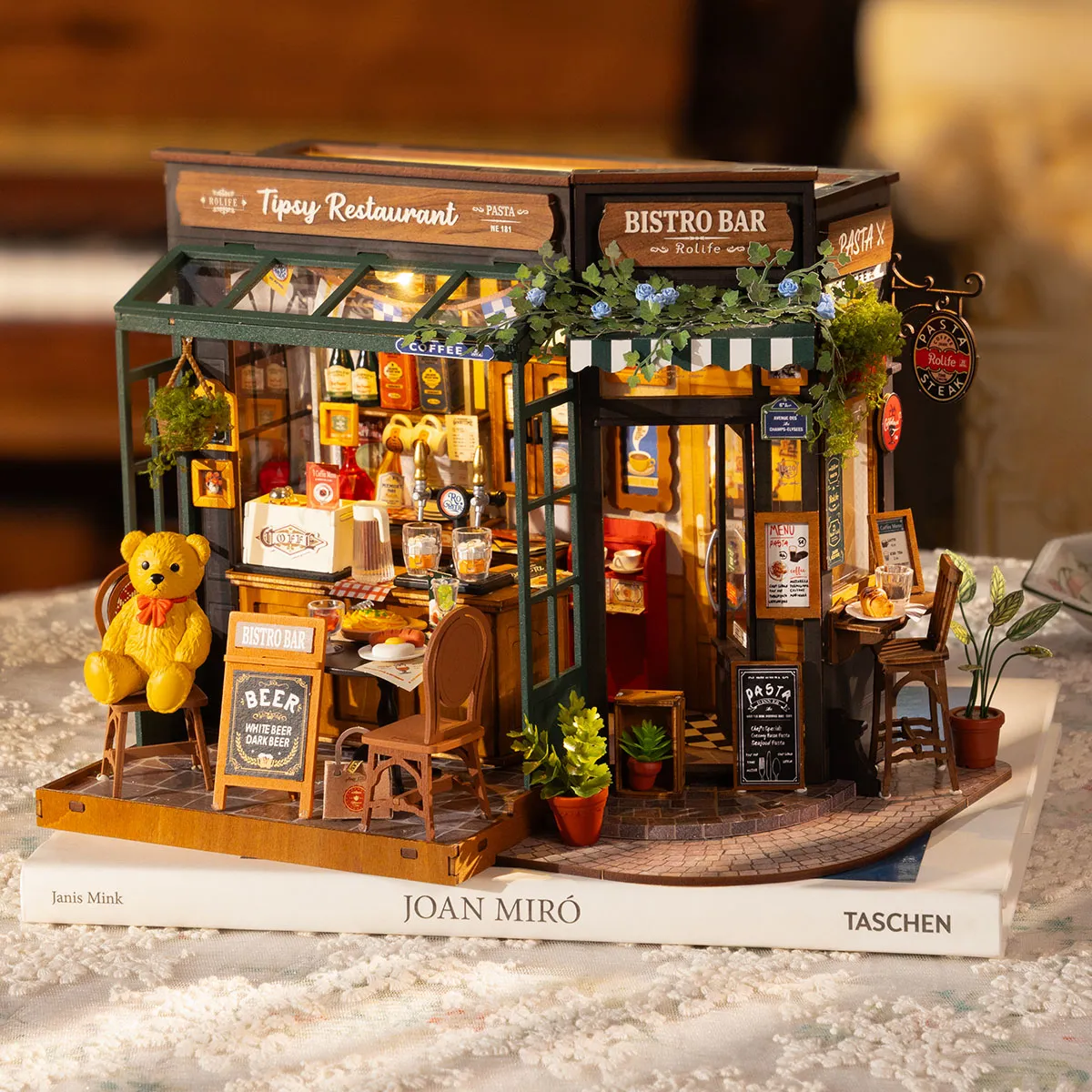 Rolife DIY Miniatuurhuis Tipsy Restaurant DG167 - Afbeelding 3