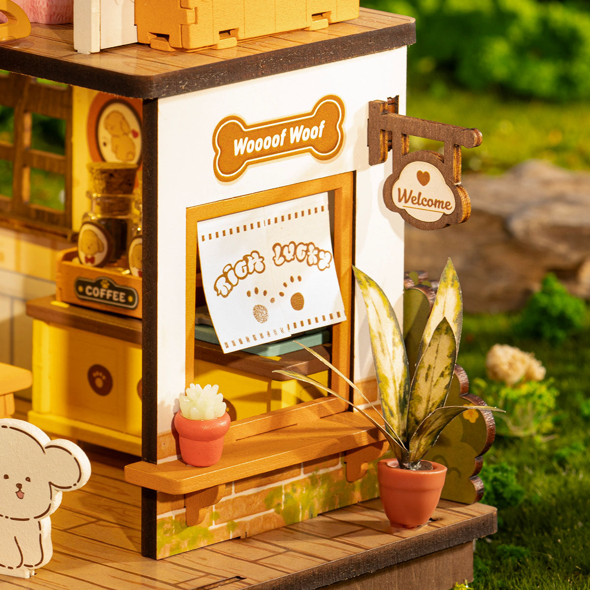 Rolife DIY Miniatuurhuis Puppy’s Gezellige Villa DG169 - Afbeelding 3