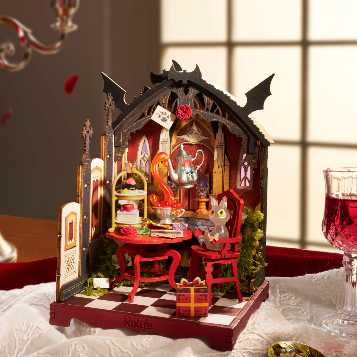 Rolife DIY Miniatuurhuis Rosa Salon DS055 - Afbeelding 2