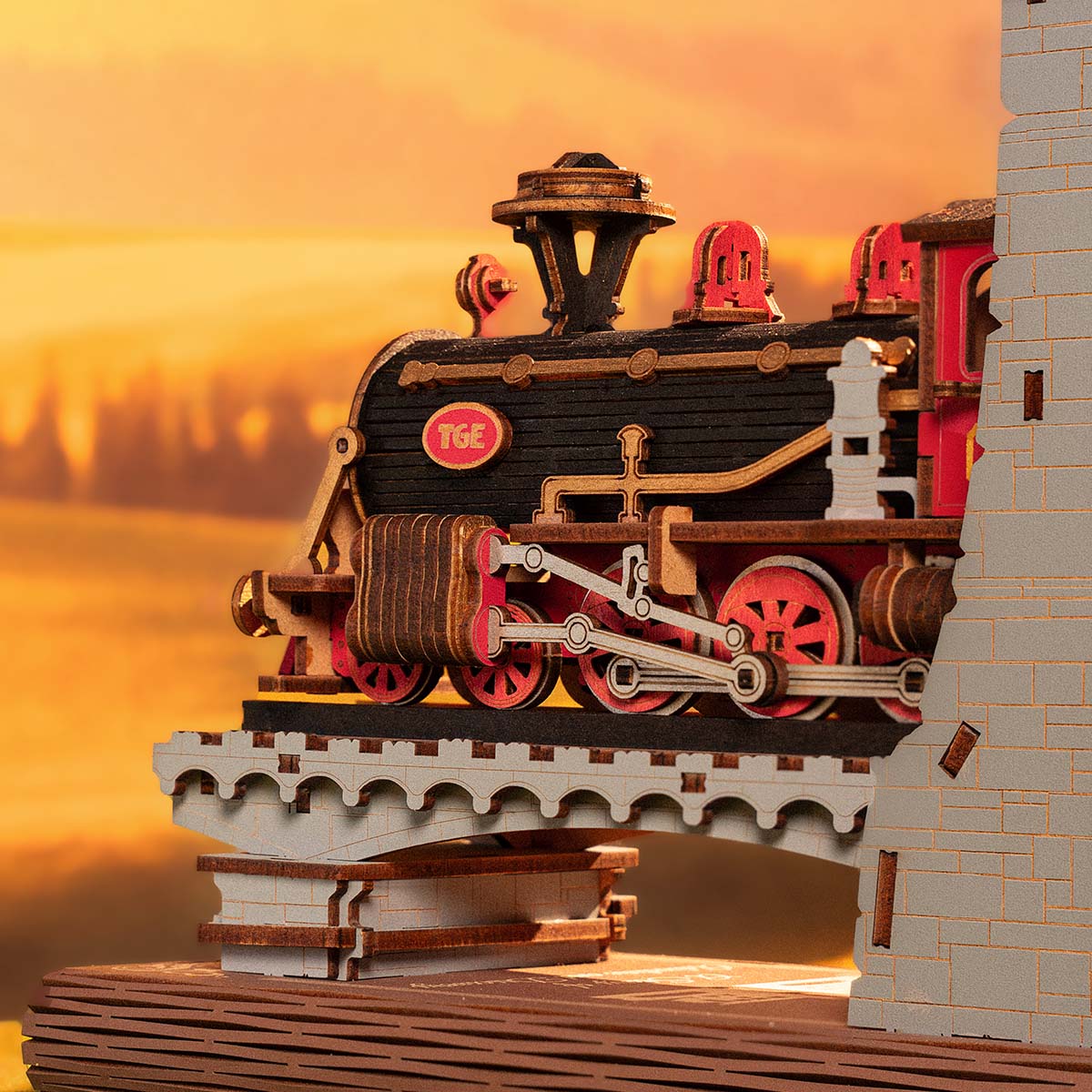 Rolife DIY Boekenhoek Century Train – TGE01 - Afbeelding 6