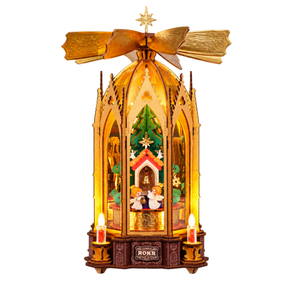 ROKR Blessed Christmas Pyramid AMB01