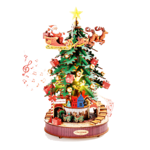 Rolife 3D Houten Puzzel Christmas Melody Tree – AMS01