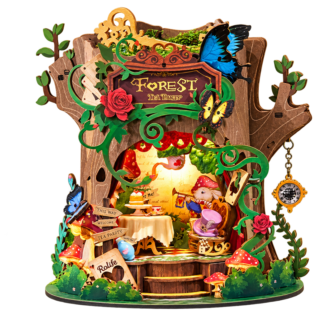 Rolife DIY Muziekdoos Forest Tea Party – AMT03