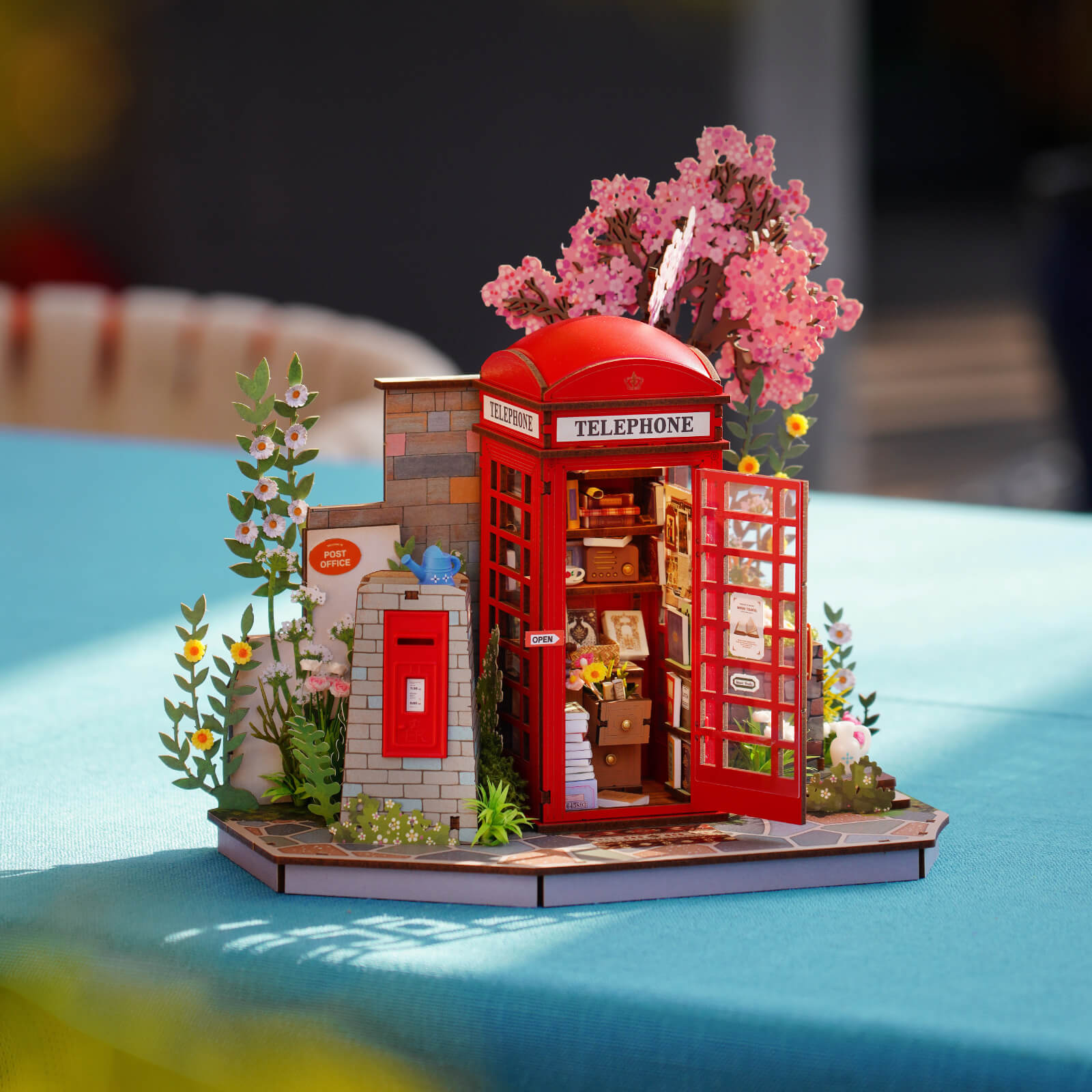 Rolife 3D Houten Puzzel Blossom Book Booth TGS05 - Afbeelding 3