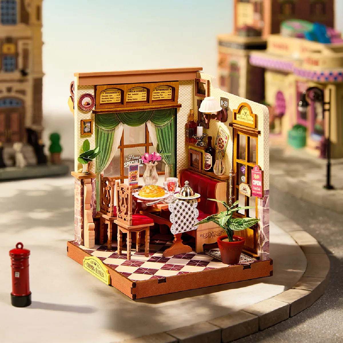 Rolife DIY Miniatuurhuis Champs-Élysées Bistro DS053 - Afbeelding 2