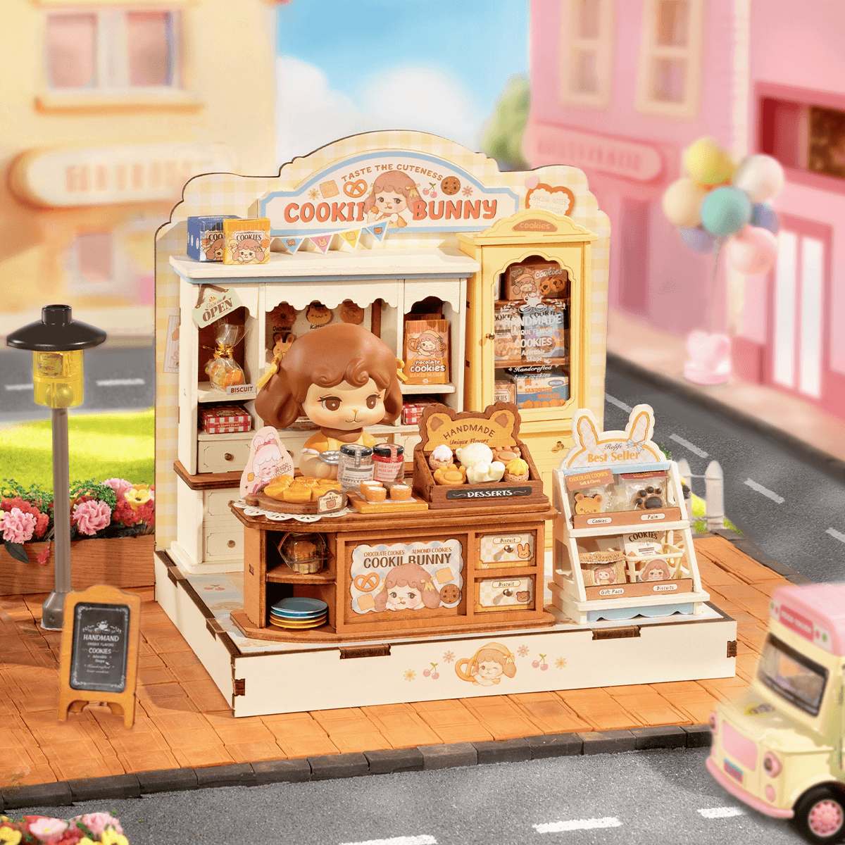 Rolife DIY Miniatuurhuis Cookii Bunny’s Koekjeswinkel DG177 - Afbeelding 2