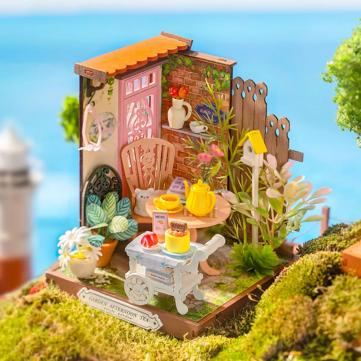 Rolife DIY Miniatuurhuis Fancy Theetuin DS038 - Afbeelding 2