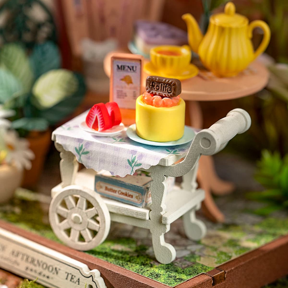 Rolife DIY Miniatuurhuis Fancy Theetuin DS038 - Afbeelding 3
