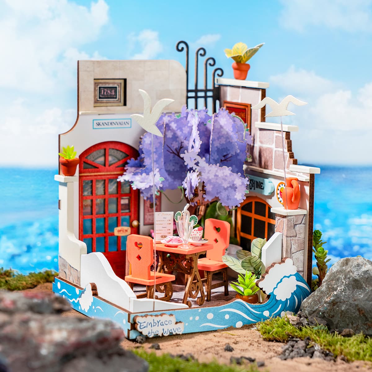 Rolife DIY Miniatuurhuis Sea Holiday Restaurant DS039 - Afbeelding 2