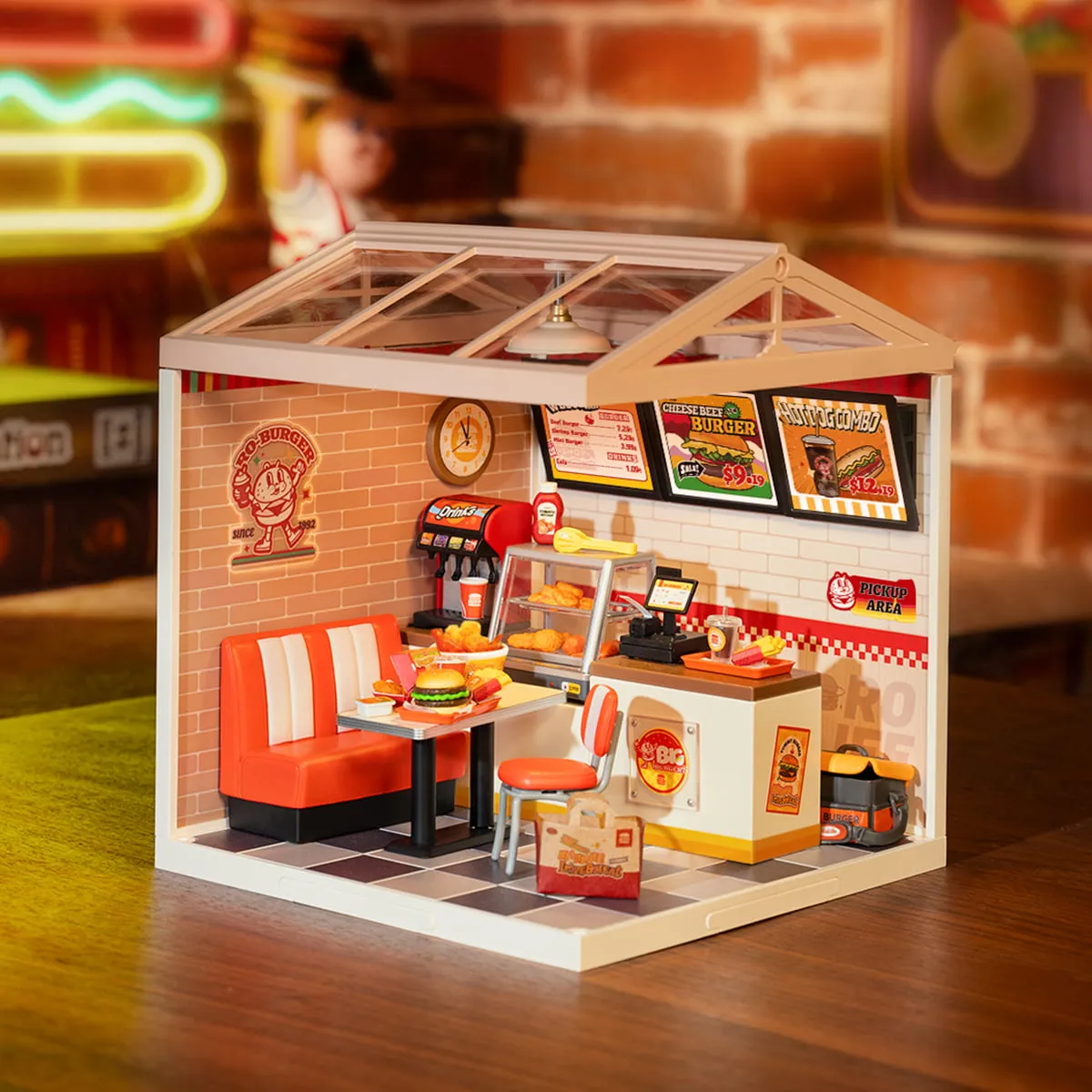 Rolife Super Creator Yum Yum Burgers DW010 - Afbeelding 2