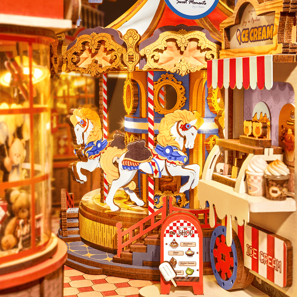 Rolife DIY Boekenhoek Fairytale Amusement Park – TGB17 - Afbeelding 3