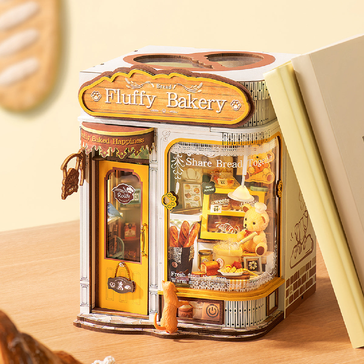Rolife DIY Boekenhoek Fluffy Bakery – TGE07 - Afbeelding 2