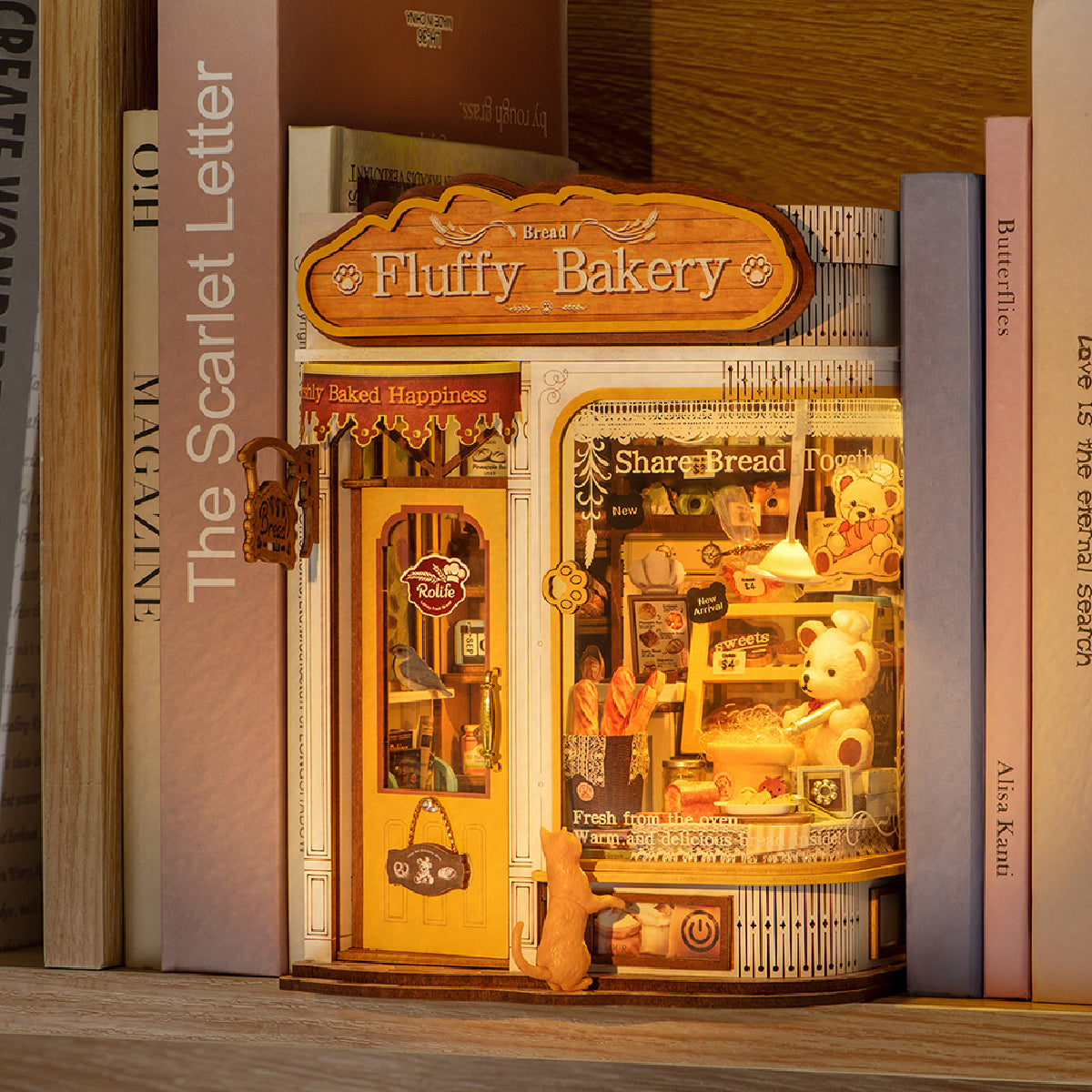 Rolife DIY Boekenhoek Fluffy Bakery – TGE07 - Afbeelding 4