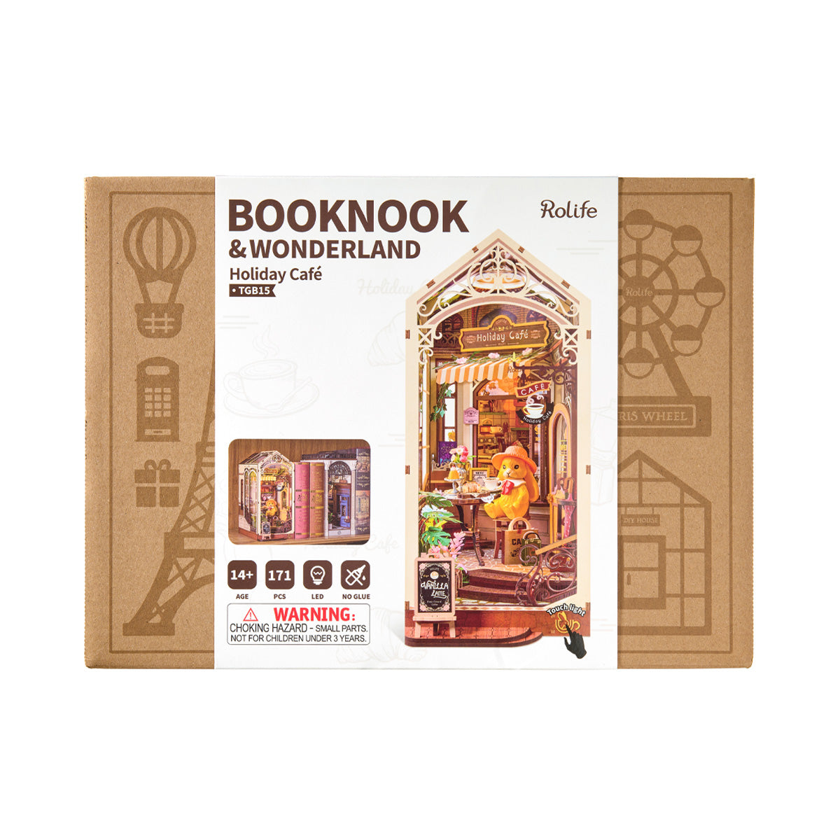 Rolife DIY Boekenhoek Holiday Cafe – TGB15 - Afbeelding 7