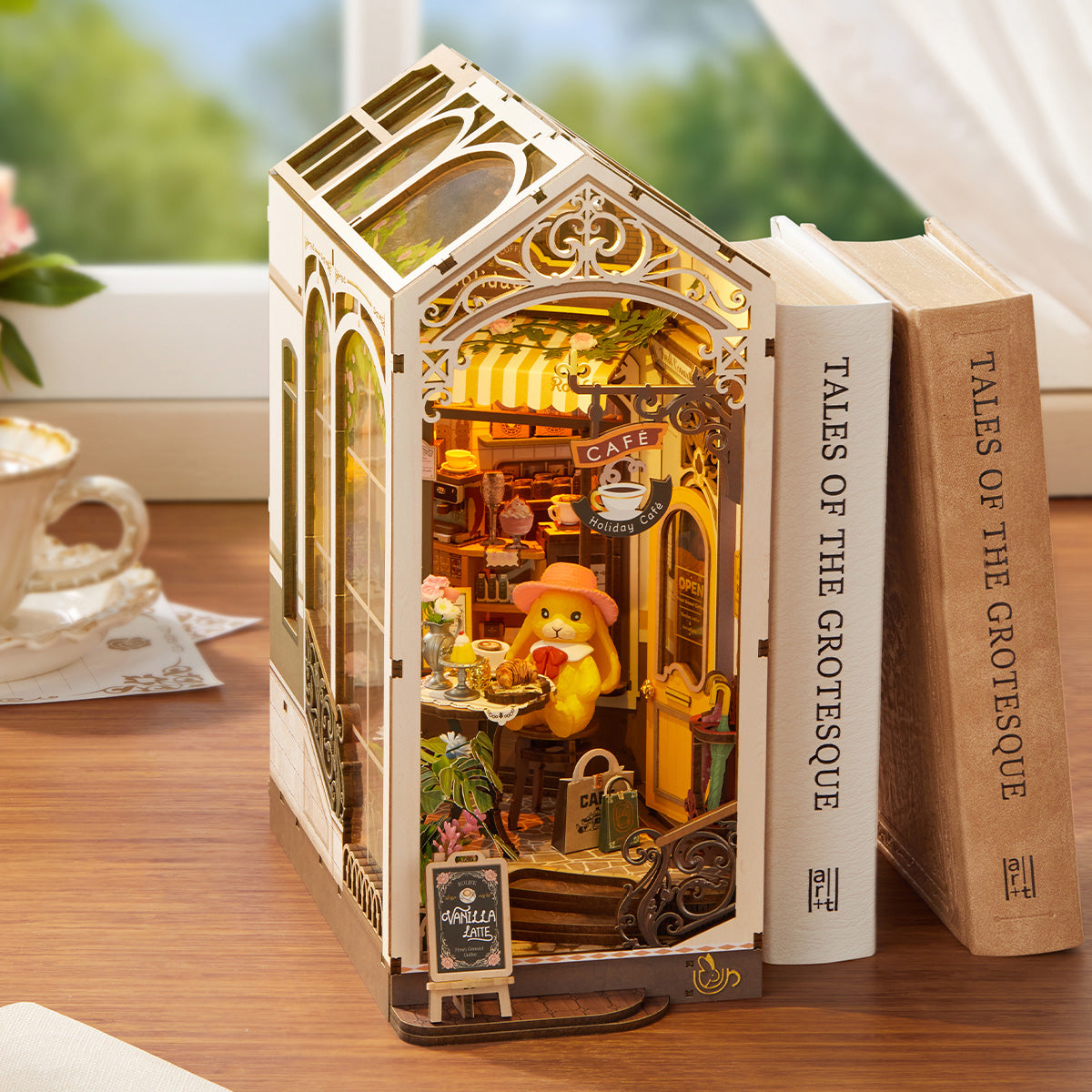 Rolife DIY Boekenhoek Holiday Cafe – TGB15 - Afbeelding 5