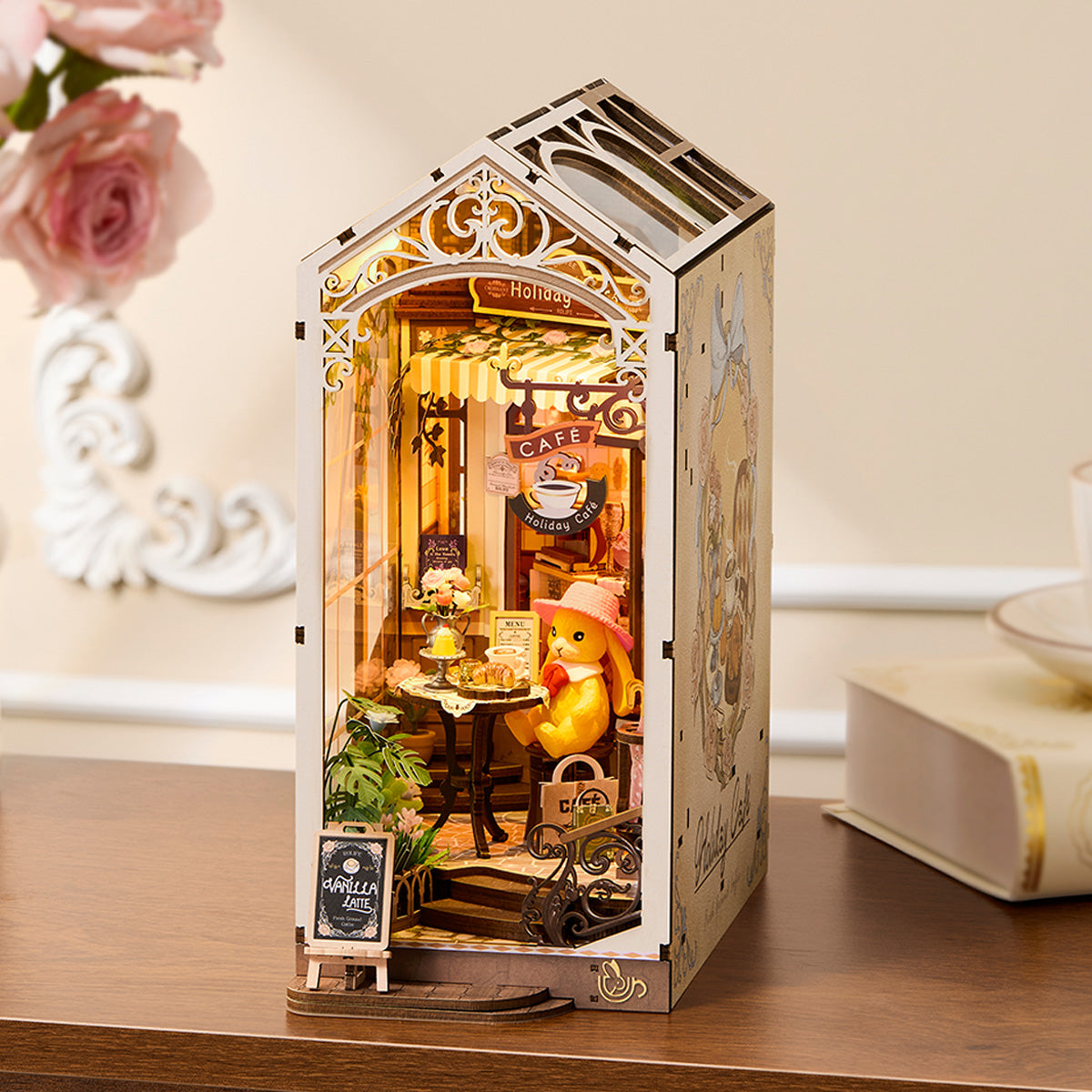 Rolife DIY Boekenhoek Holiday Cafe – TGB15 - Afbeelding 2