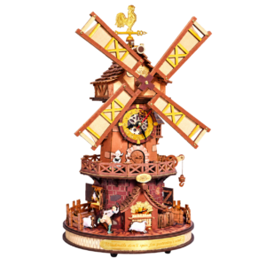 ROKR Harvest Windmill Table Clock LCA01
