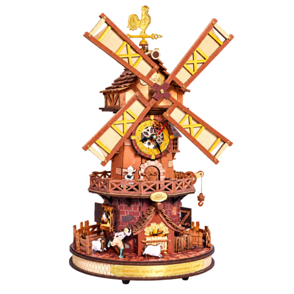 ROKR Harvest Windmill Table Clock LCA01