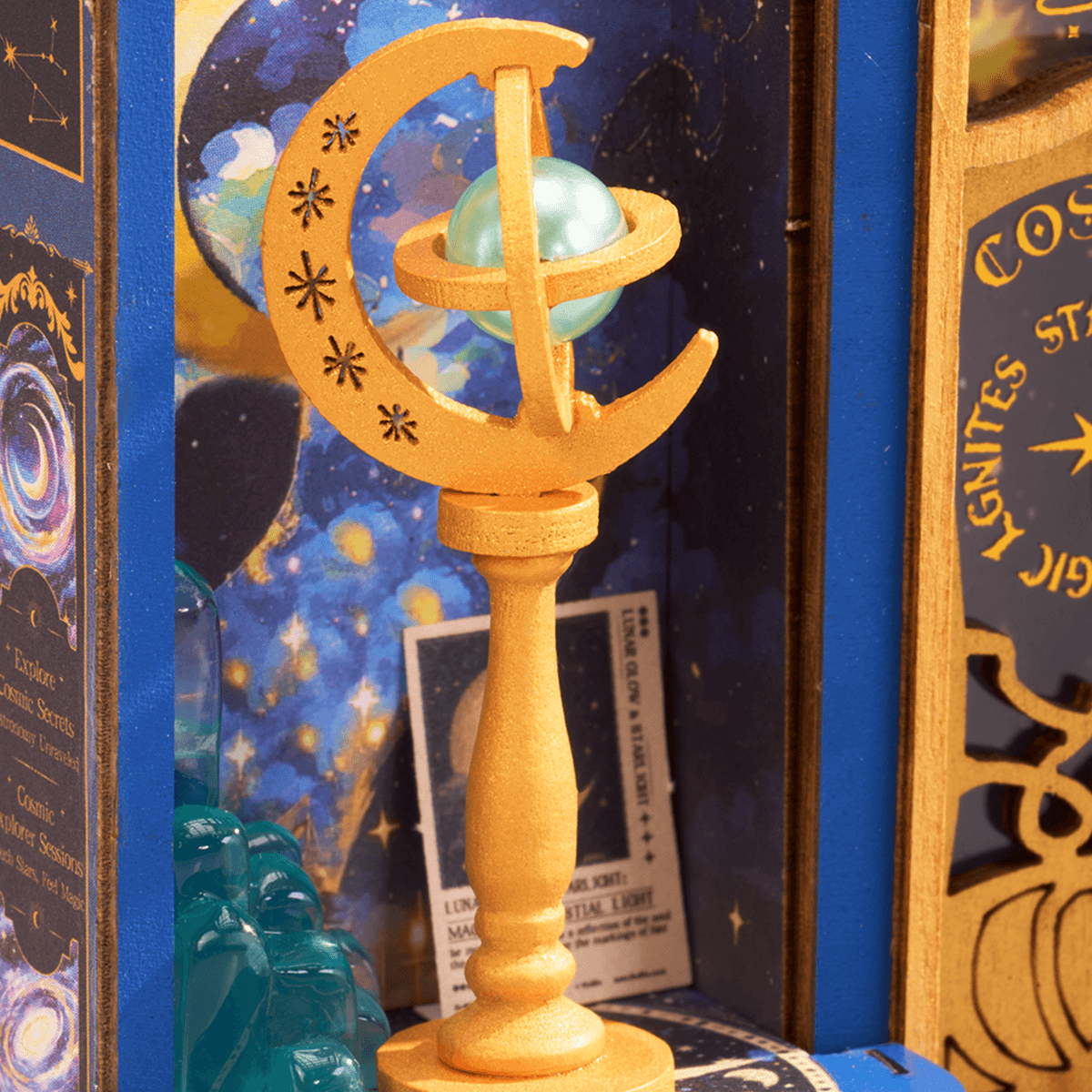 Rolife DIY Miniatuurhuis Magische Astronomiewinkel DS048 - Afbeelding 3