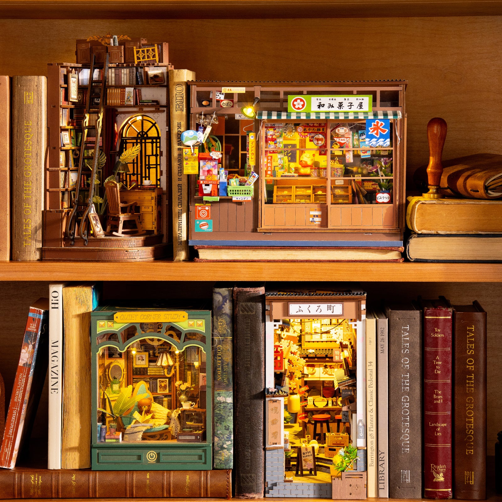 Rolife DIY Boekenhoek Nostalgische Hoekwinkel TGE05 - Afbeelding 2