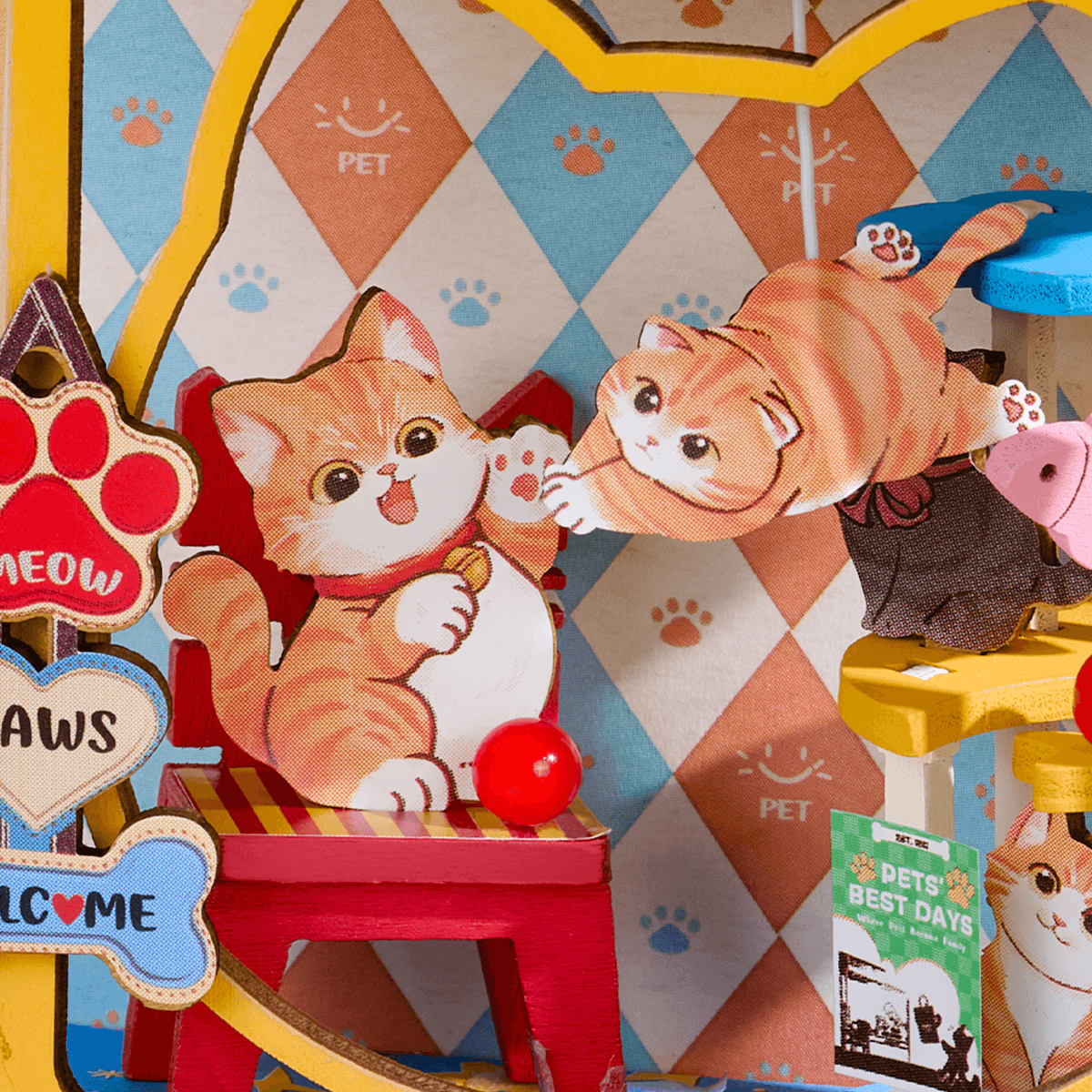 Rolife DIY Miniatuurhuis Pawfect Dierenwinkel DS045 - Afbeelding 3