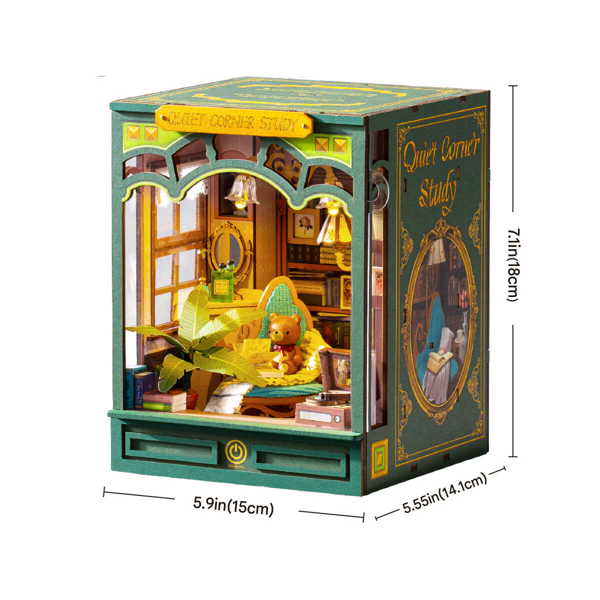 Rolife DIY Boekenhoek Quiet Corner Study – TGE03 - Afbeelding 6
