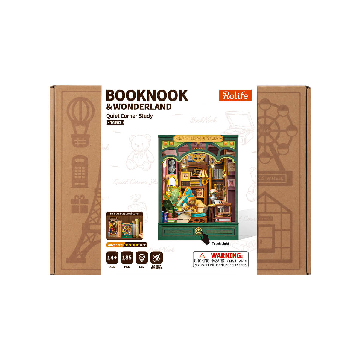Rolife DIY Boekenhoek Quiet Corner Study – TGE03 - Afbeelding 7