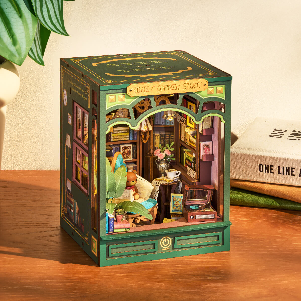 Rolife DIY Boekenhoek Quiet Corner Study – TGE03 - Afbeelding 3