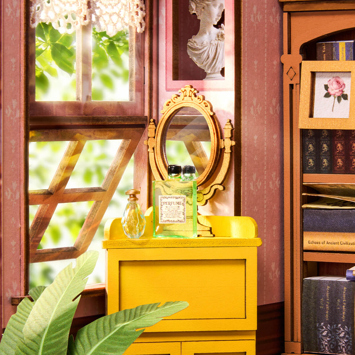 Rolife DIY Boekenhoek Quiet Corner Study – TGE03 - Afbeelding 4