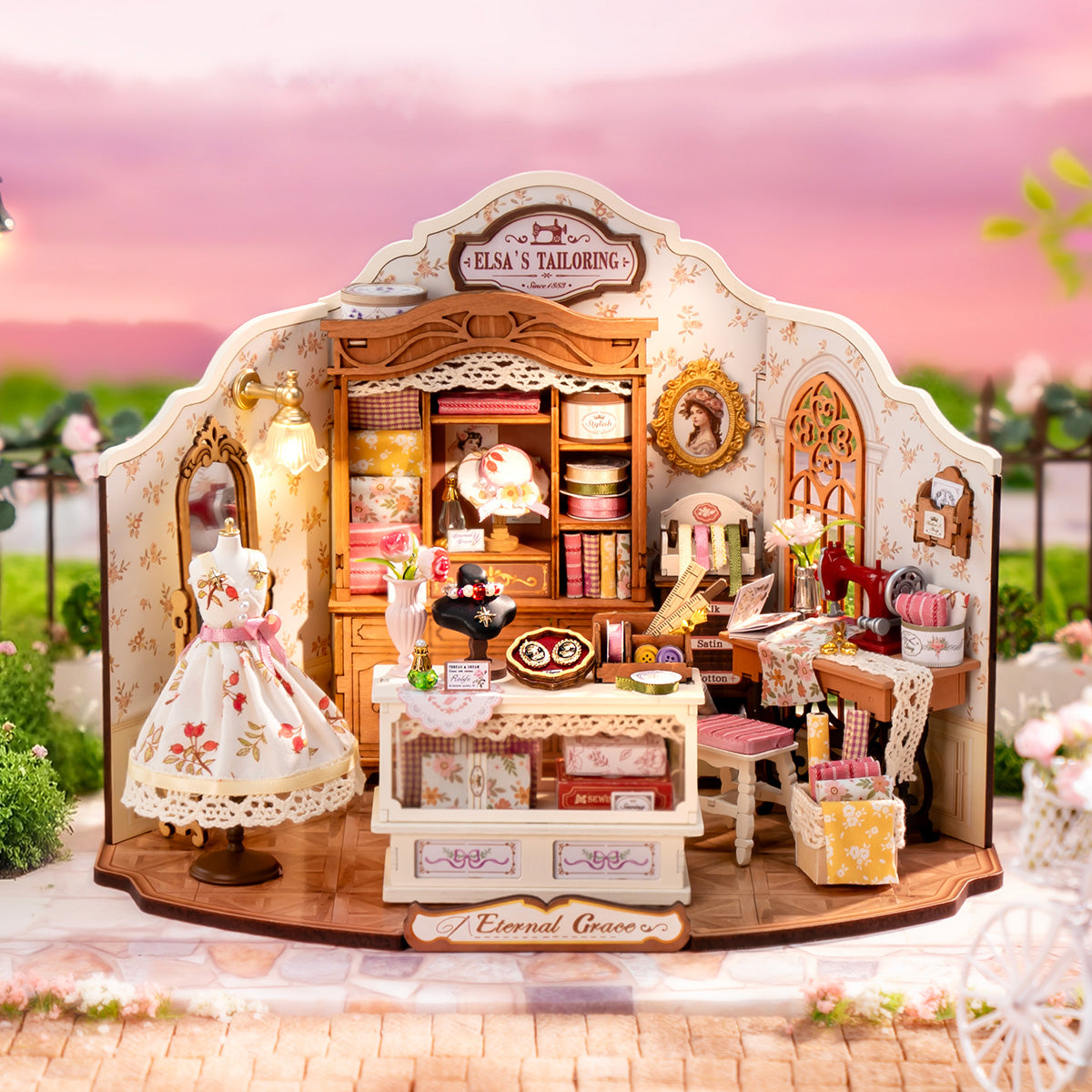 Rolife DIY Miniatuurhuis Elsa’s Kleermakersatelier DG178 - Afbeelding 2