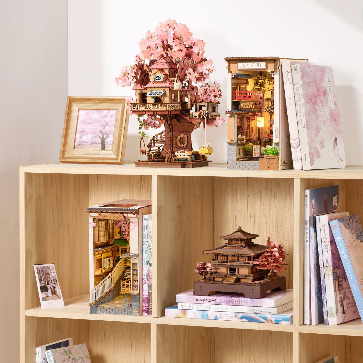 Rolife 3D Houten Puzzel Sakura Pavilion – TGA07 - Afbeelding 5
