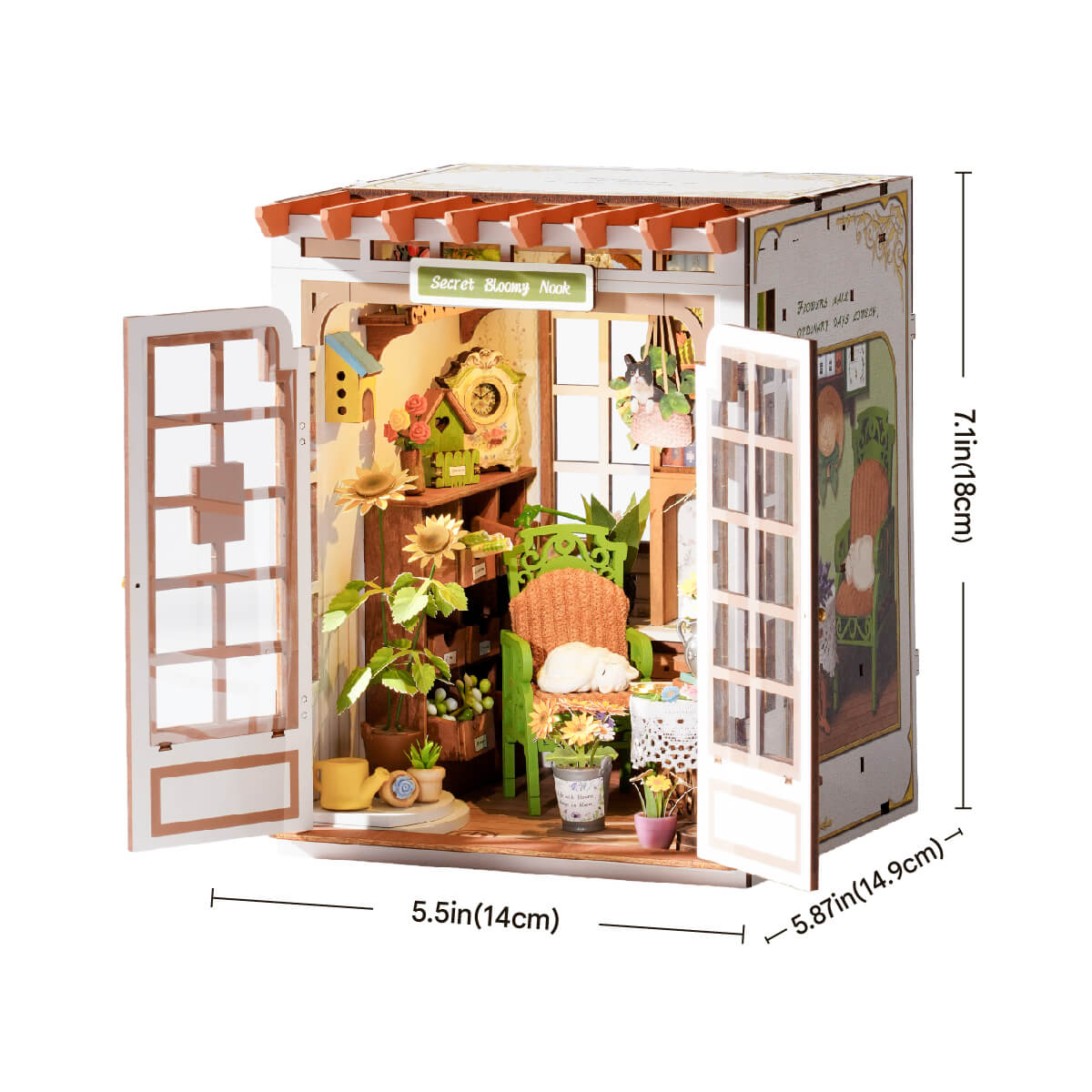 Rolife DIY Boekenhoek Secret Bloomy Nook – TGE04 - Afbeelding 6