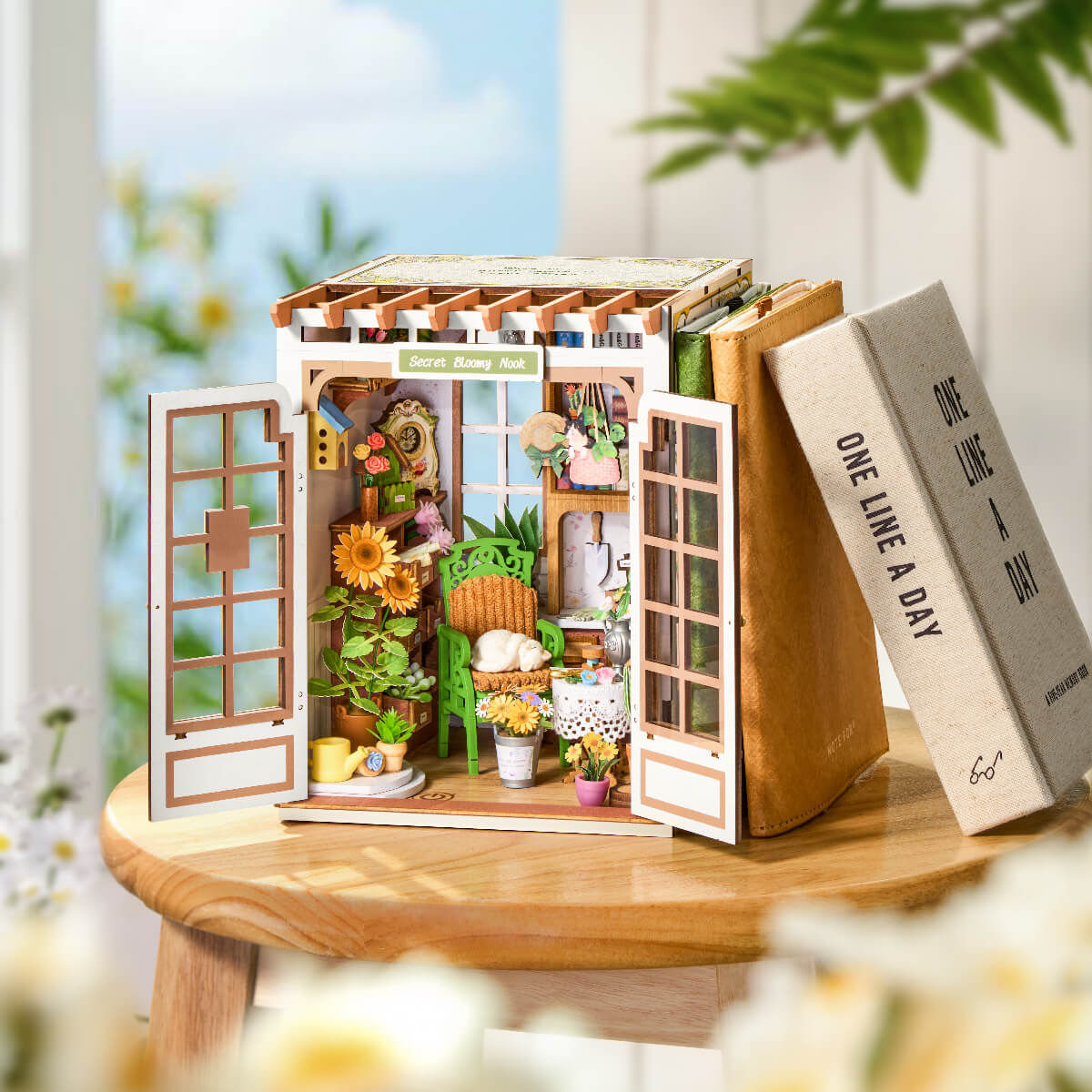 Rolife DIY Boekenhoek Secret Bloomy Nook – TGE04 - Afbeelding 2