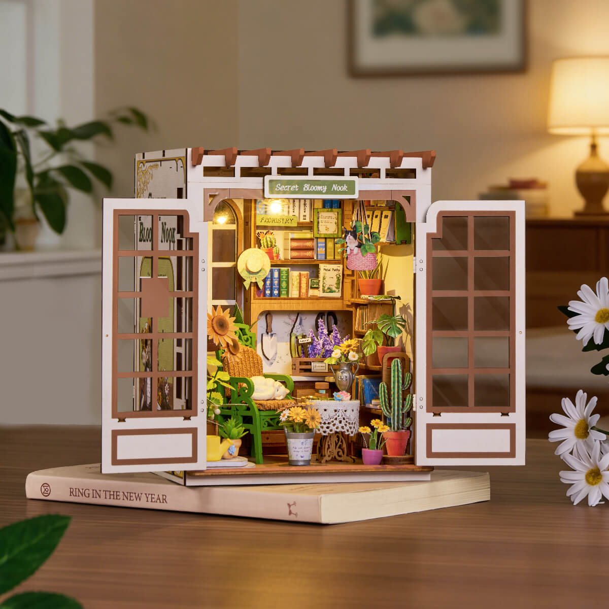 Rolife DIY Boekenhoek Secret Bloomy Nook – TGE04 - Afbeelding 4