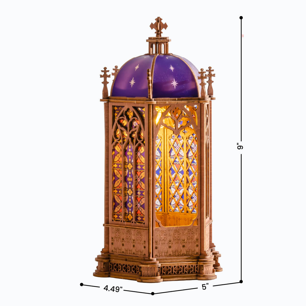 Rolife 3D Houten Puzzel Starry Dome Cathedral – TGA02 - Afbeelding 5