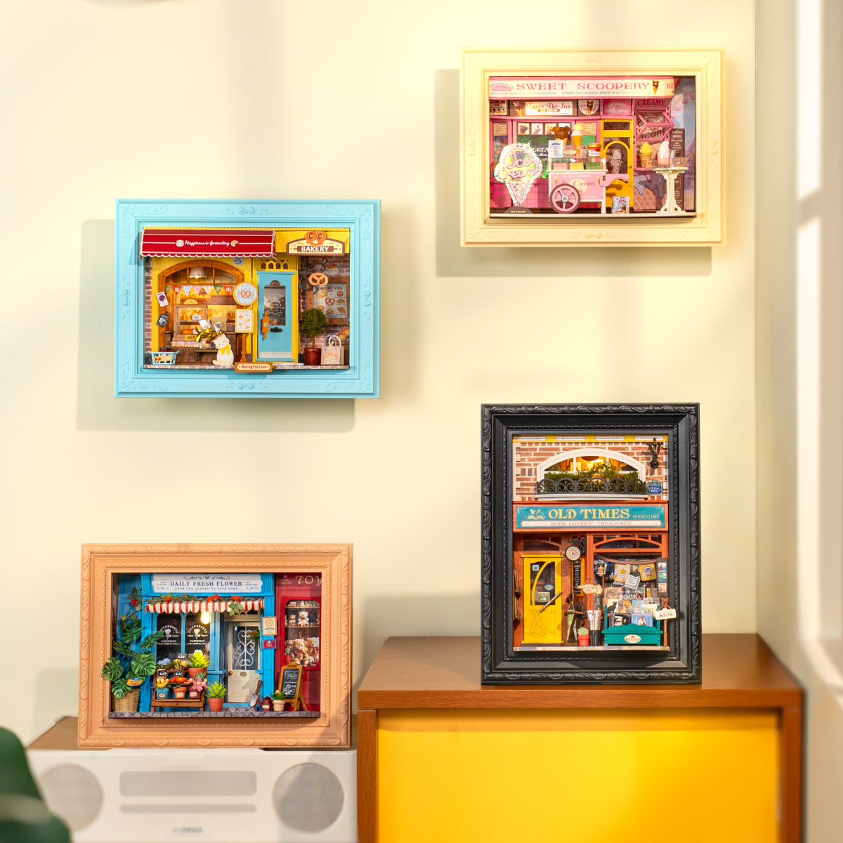 Rolife 3D Houten Puzzel Sweet Scoopery IJswinkel DP002 - Afbeelding 3