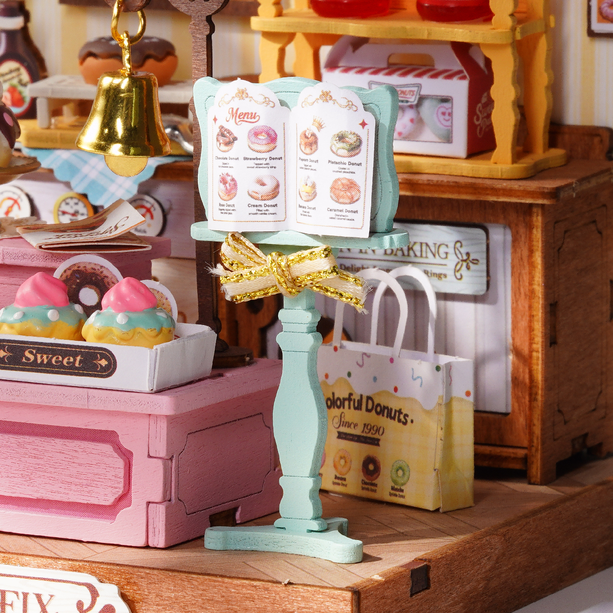 Rolife DIY Miniatuurhuis Sweetie’s Donutwinkel DS051 - Afbeelding 3