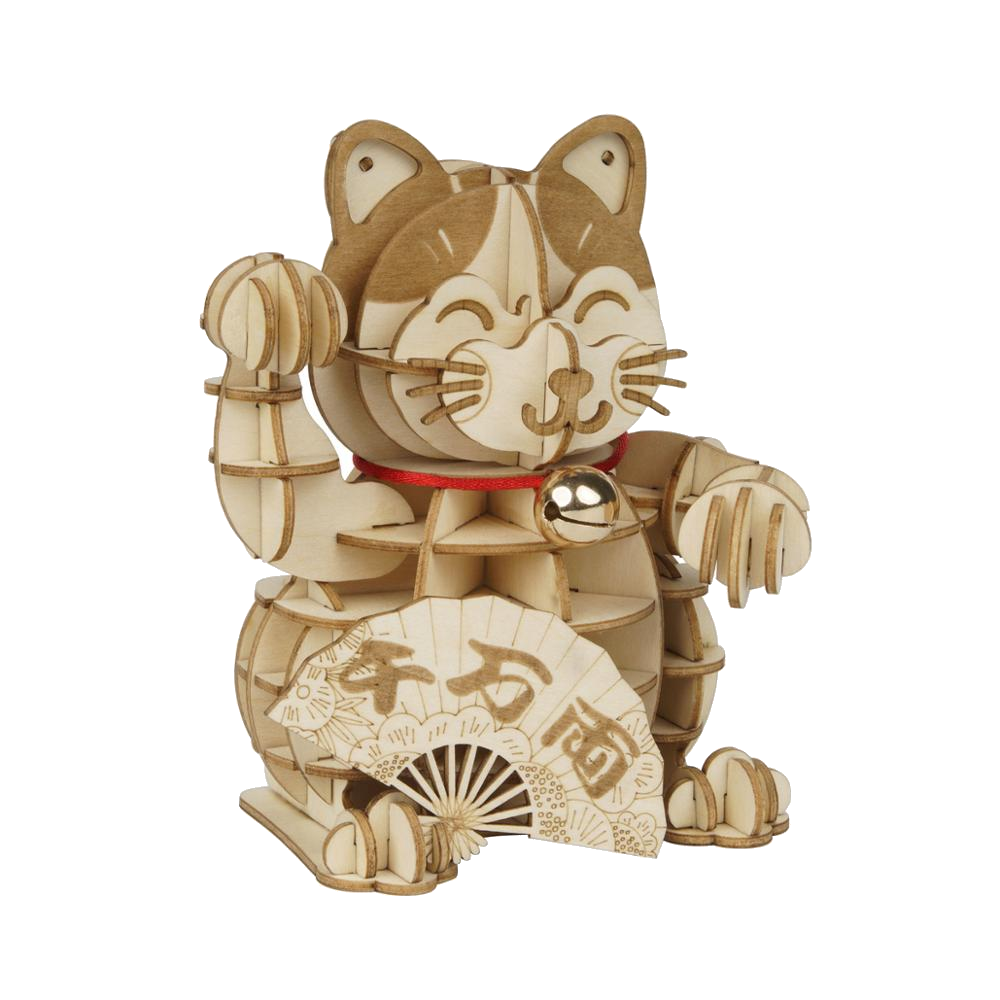 Rolife 3D Houten Puzzel Plutus Cat – TG303