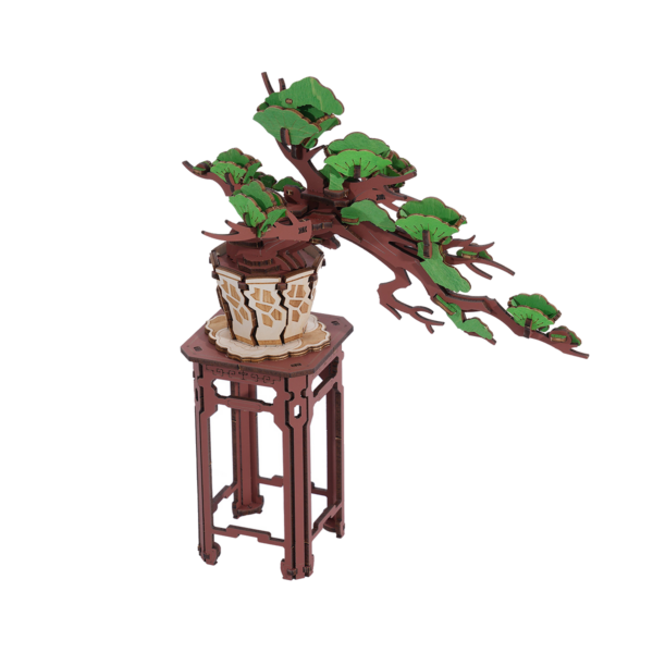 Rolife 3D Houten Puzzel Evergreen Pine Bonsai – TG510