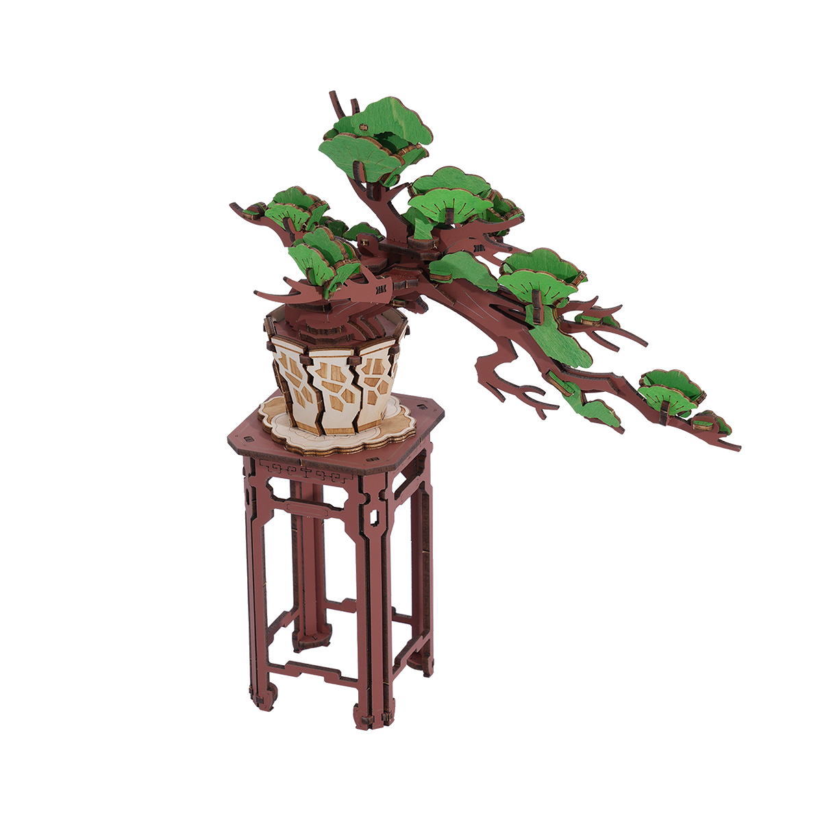 Rolife 3D Houten Puzzel Evergreen Pine Bonsai – TG510