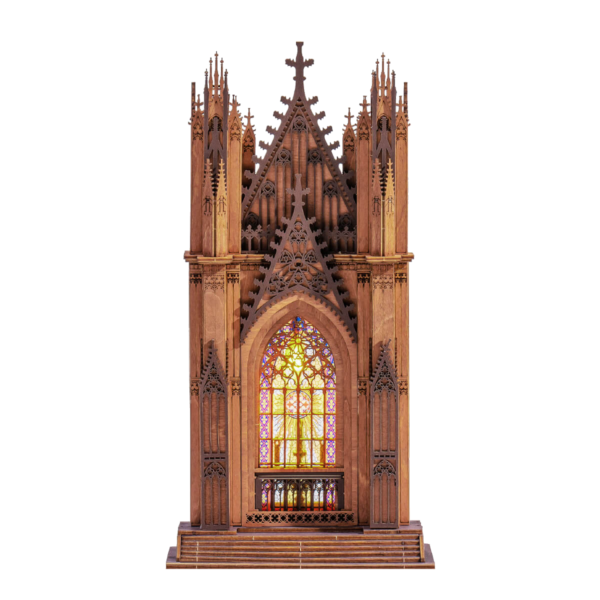 Rolife 3D Houten Puzzel Twin-Tower Cathedral – TGA01